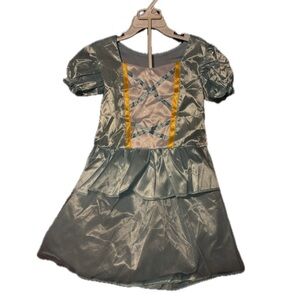 2pc Cinderella Princess dress up costume ice blue girls ages 7-9